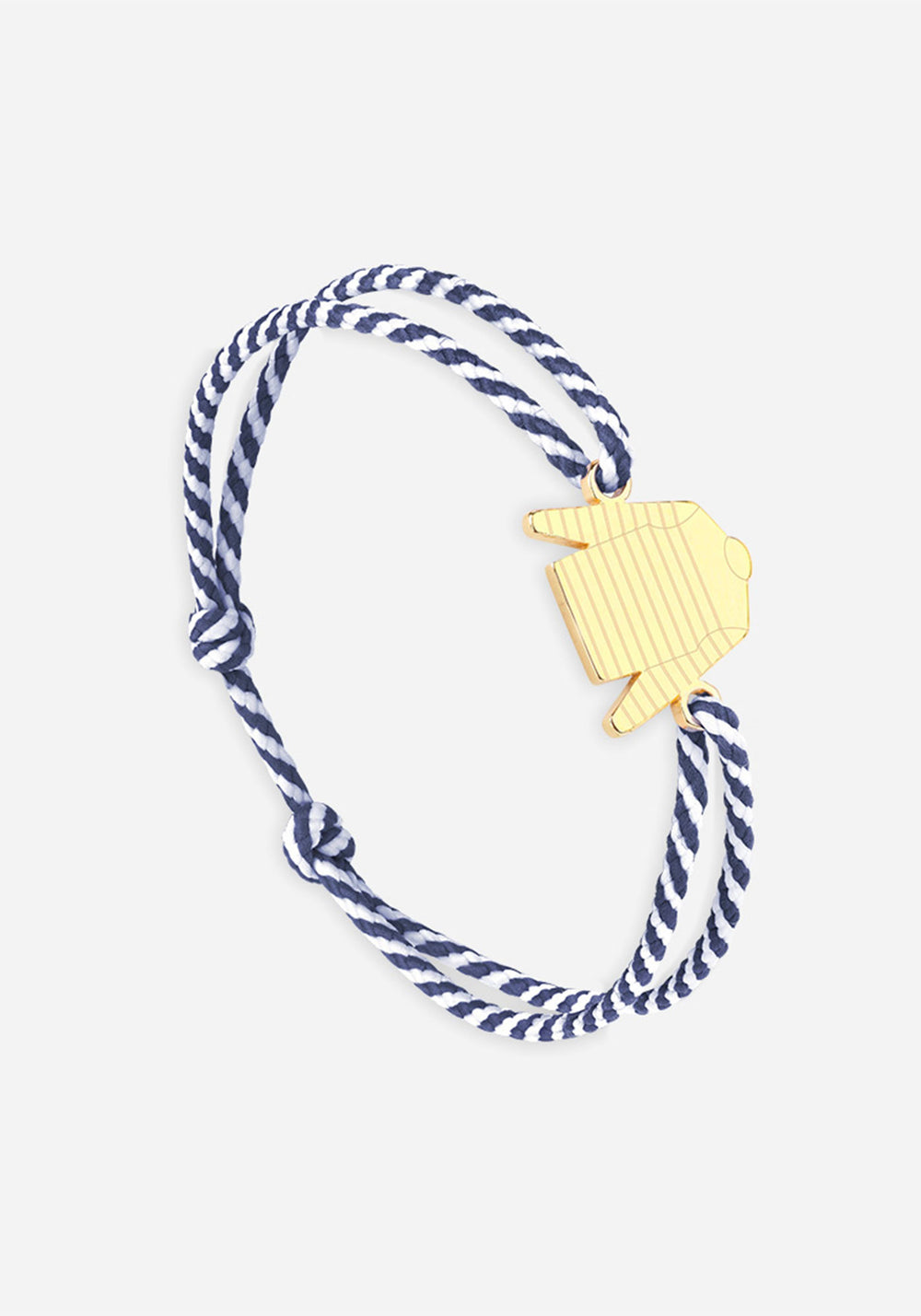 Pulsera camisa Bretin x Le Vent à la Française (OR/RAYE BLANC/MARINE)