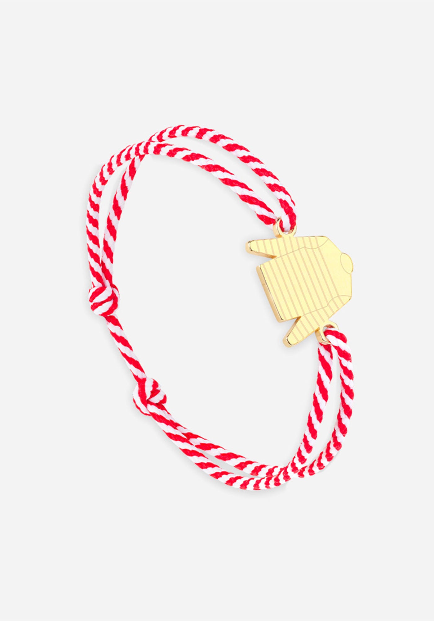 Pulsera camisa Bretin x Le Vent à la Française (OR/RAYE BLANC/ROUGE)