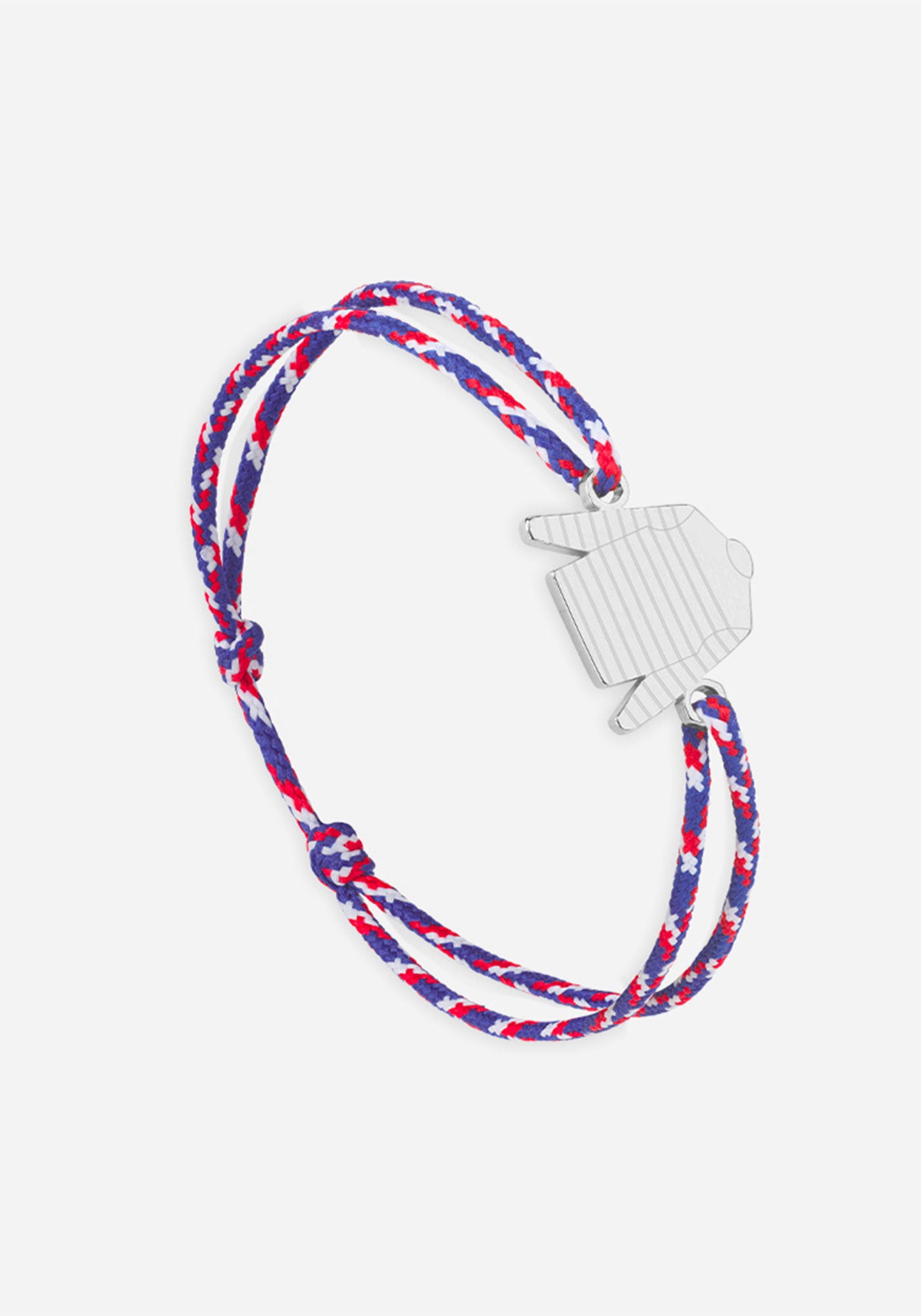 Pulsera camisa Bretin x Le Vent à la Française (ARGENT/TRICOLORE)