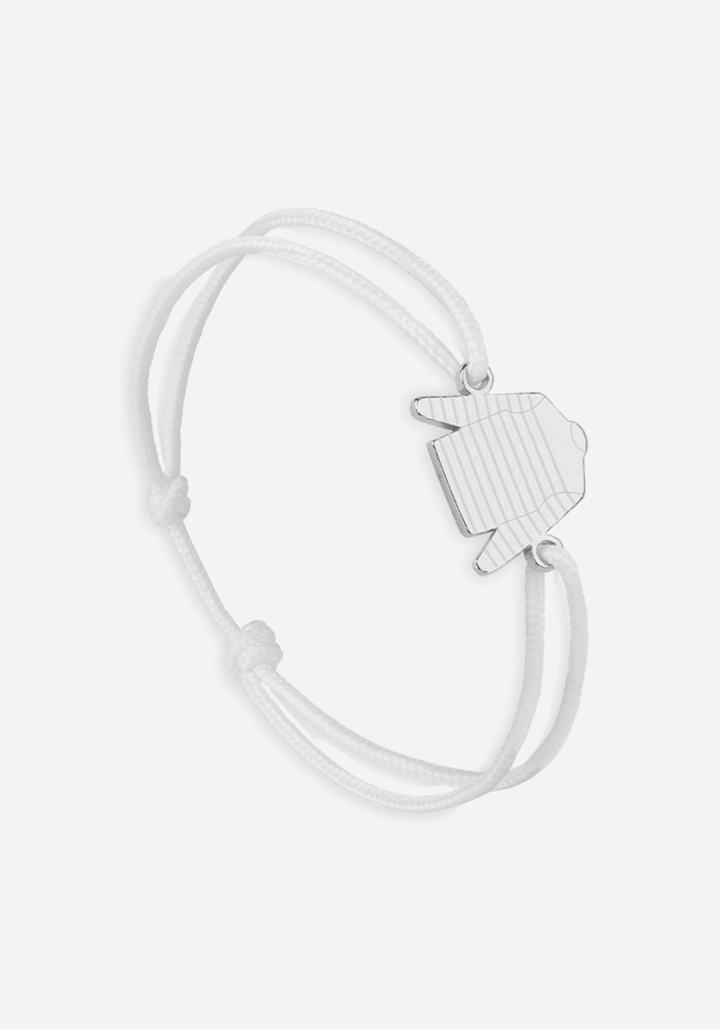Pulsera camisa Bretin x Le Vent à la Française (PLATA/BLANCO)