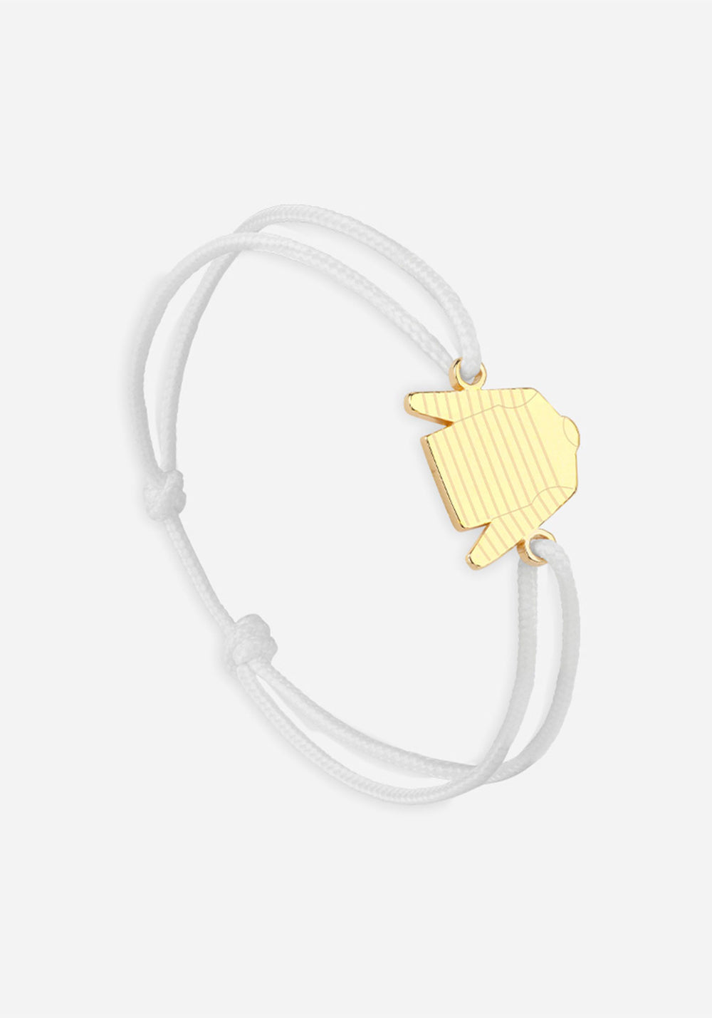 Pulsera camisa Bretin x Le Vent à la Française (OR/BLANC)