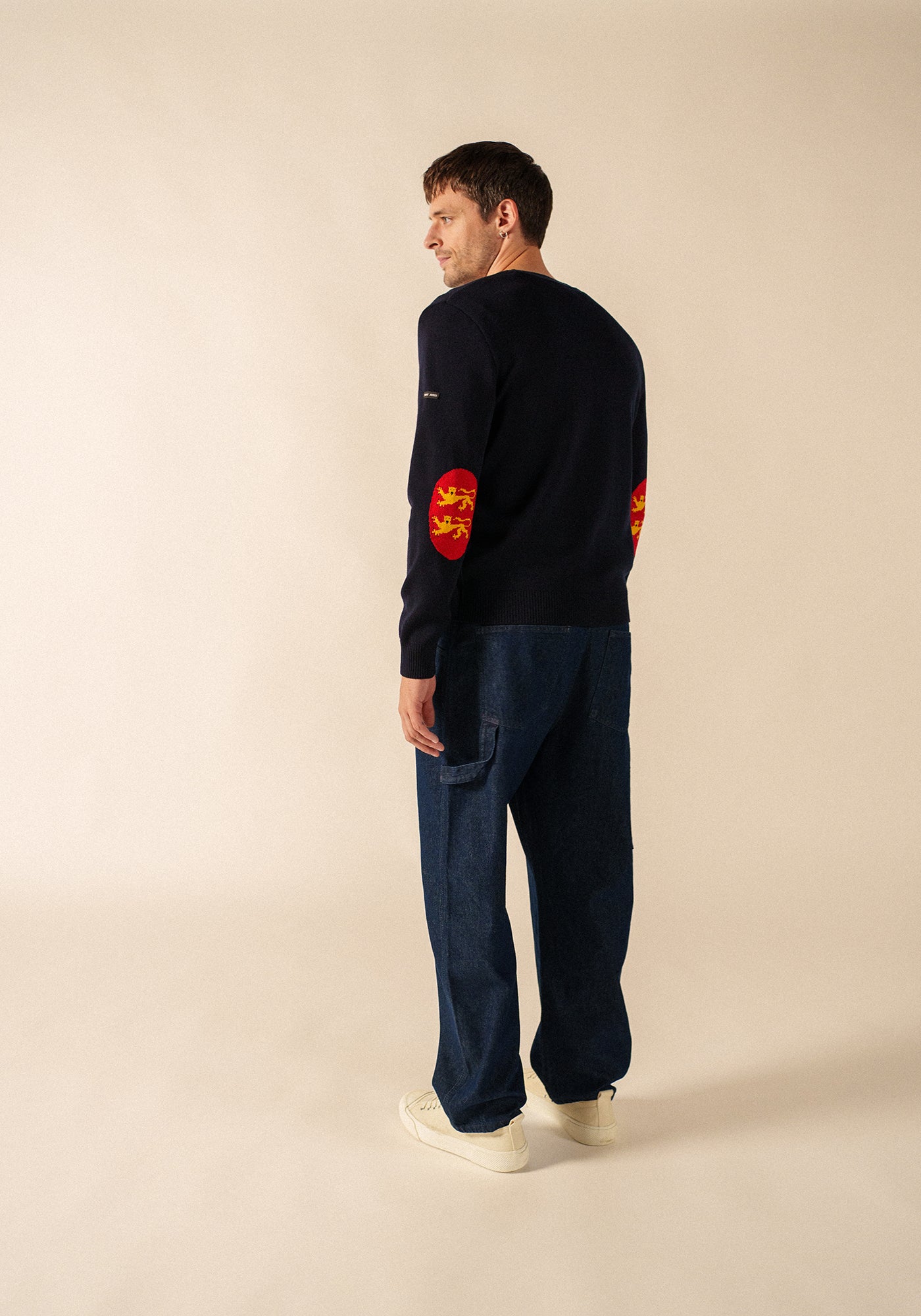 Cárdigan con coderas (NAVY/NORMANDIE)