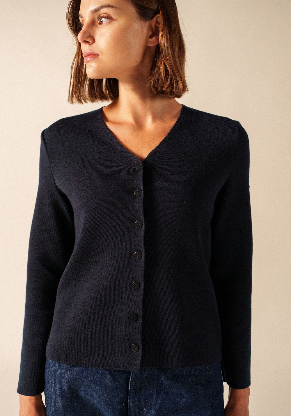 Brévands Cardigan Coderas (NAVY/NORMANDIE)