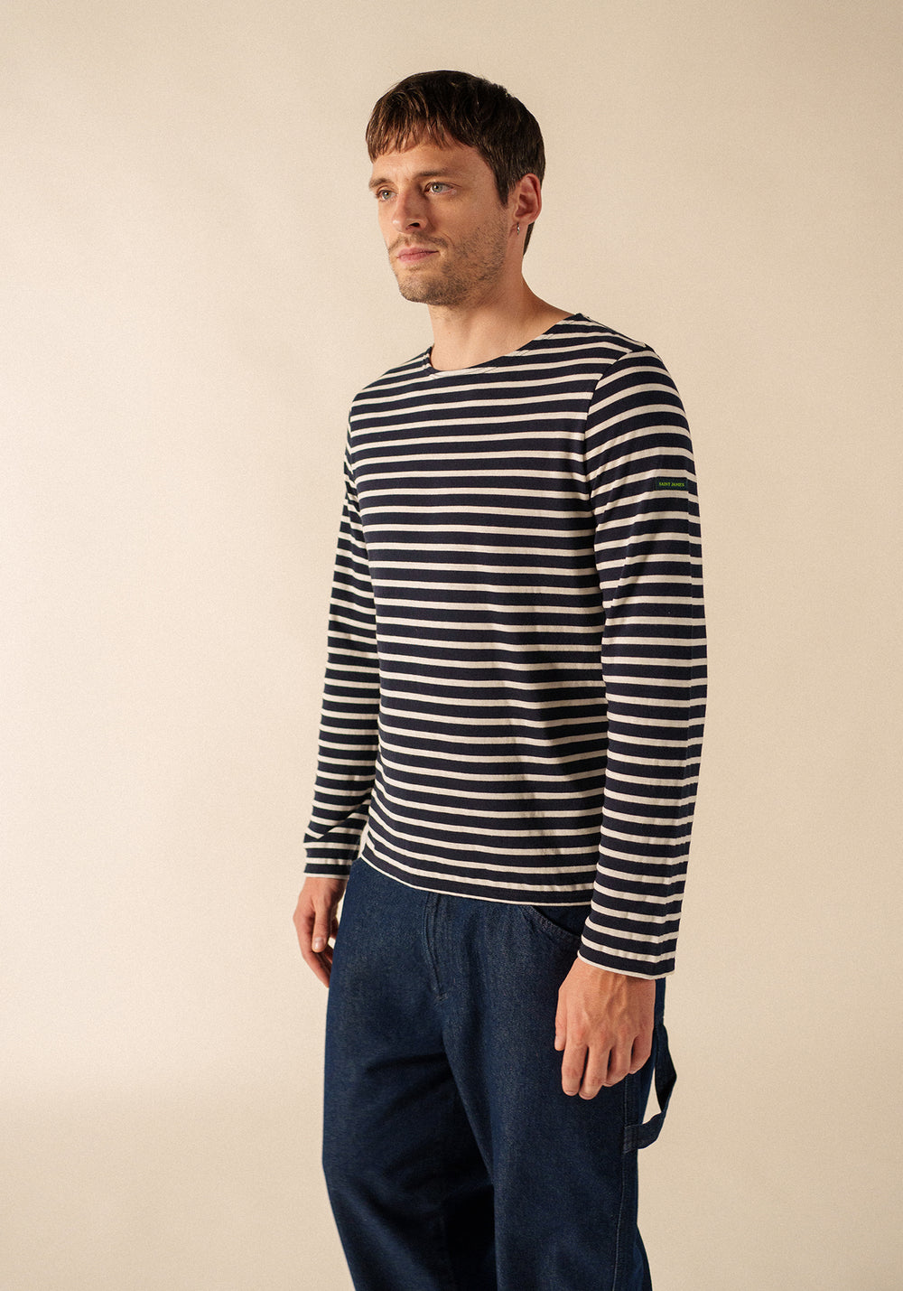 Glow-In-The-Dark Minquiers Striped Sailor Shirt - en algodón (NAVY/PHOSPHORESCENT)