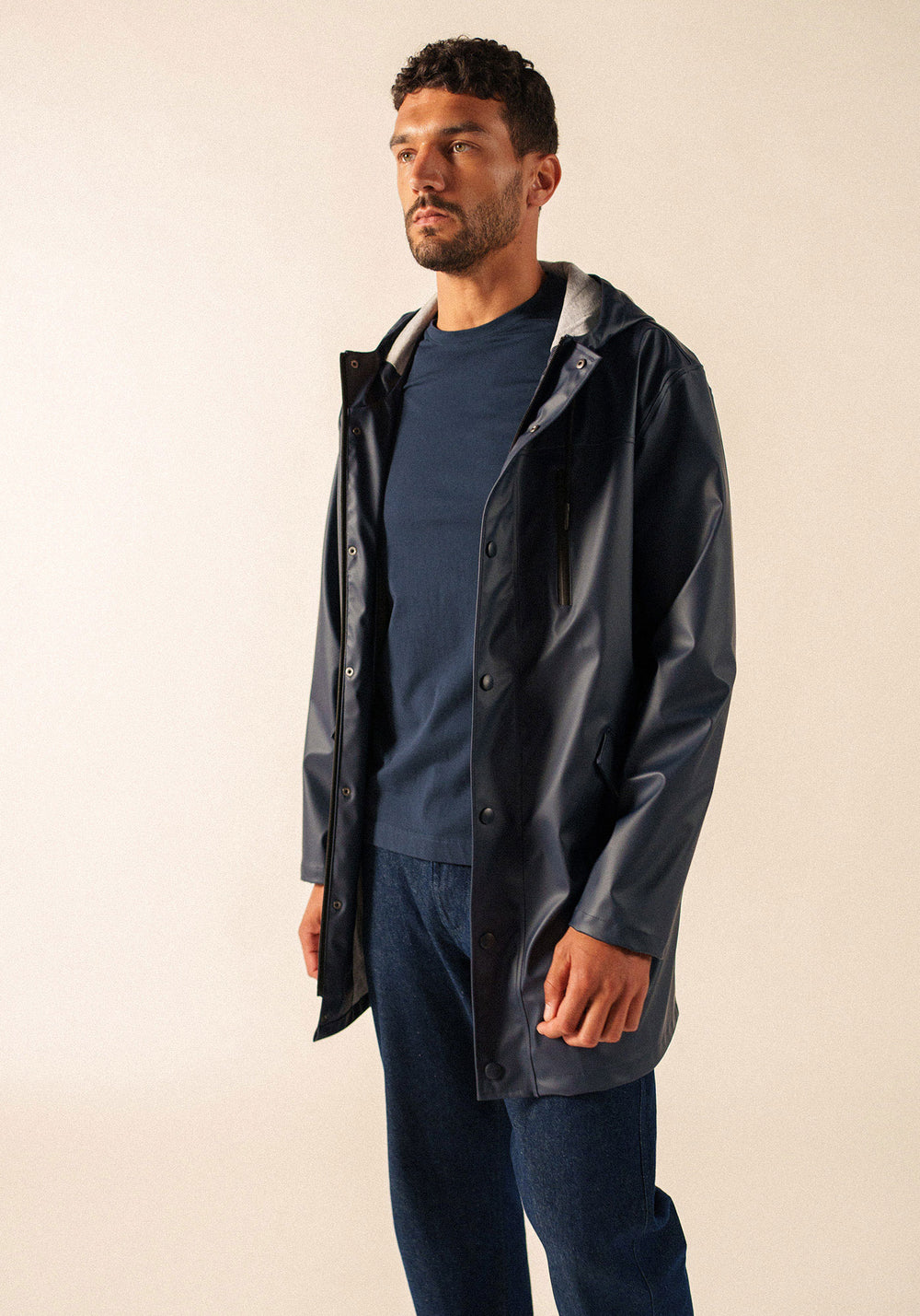Impermeable St Hélio (AZUL MARINO)