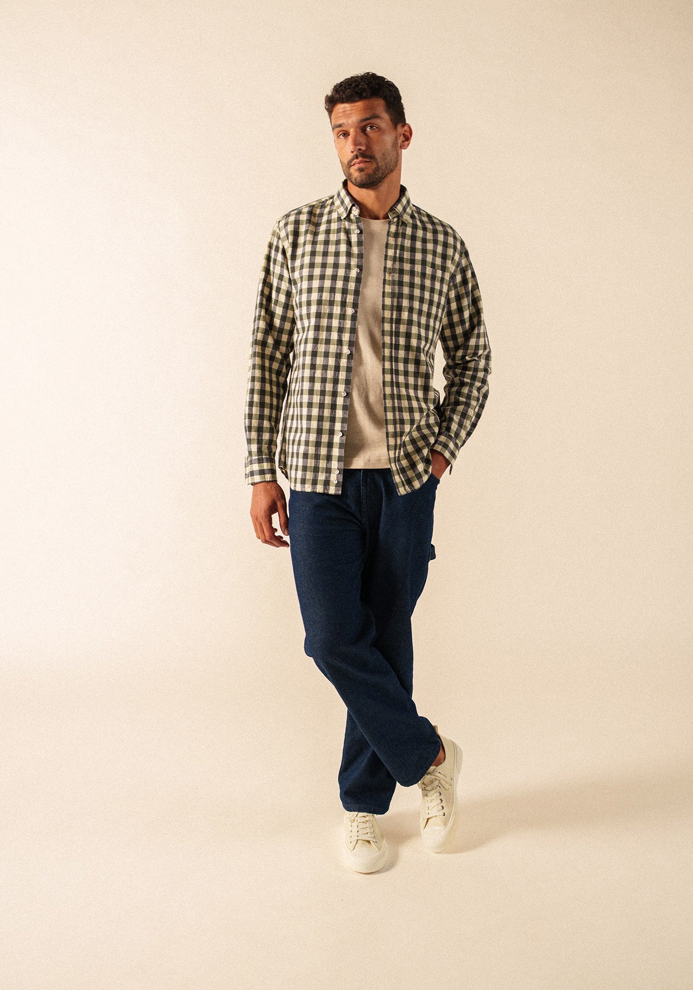 Camisa Jonathan (ALGUE/ECRU)