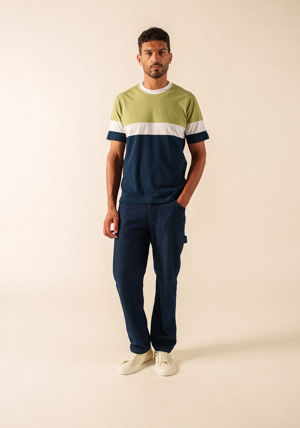 Camiseta Peyo (PETRÓLEO/MARINA)