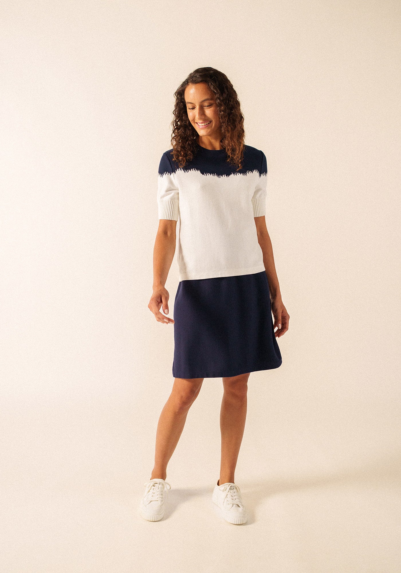 Nicosie Jumper x Isabelle Ballu (ECUME/MARINE)