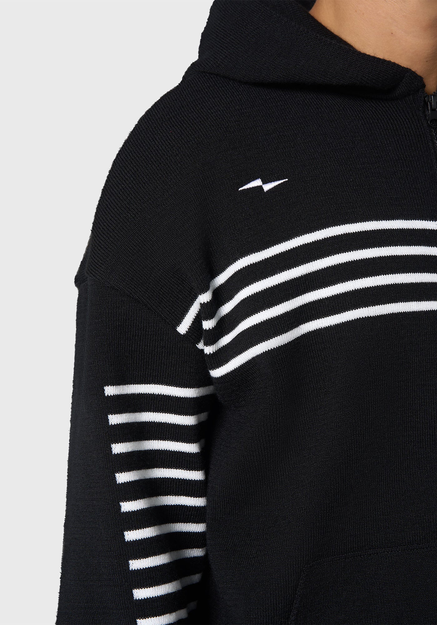 Sudadera con capucha Kobourg - SAINT JAMES x AVNIER (NOIR)