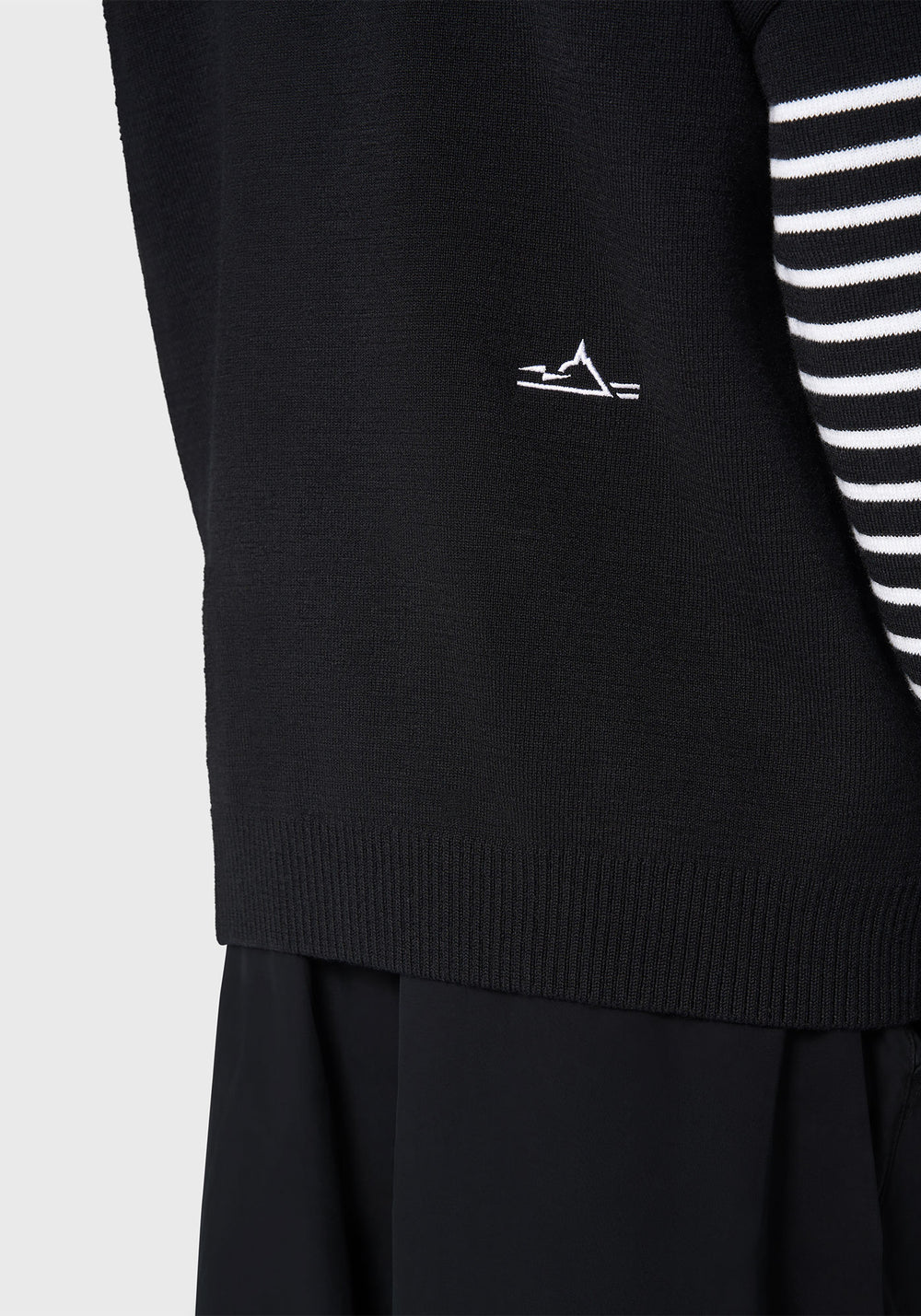 Sudadera con capucha Kobourg - SAINT JAMES x AVNIER (NOIR)