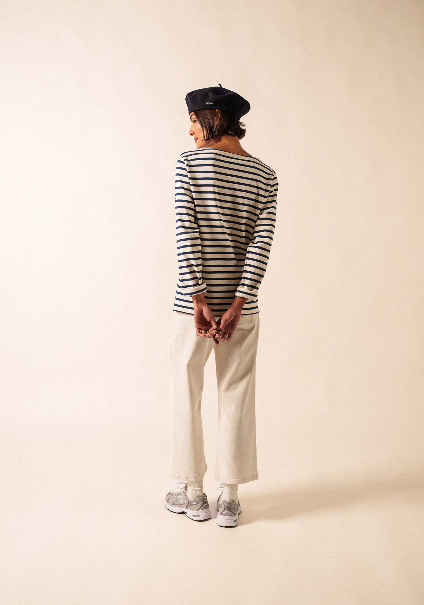 Camisa Méridien Breton (ECRU/MARINE)