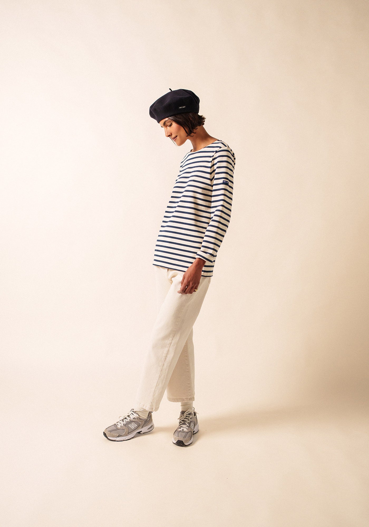 Camisa Méridien Breton (ECRU/MARINE)