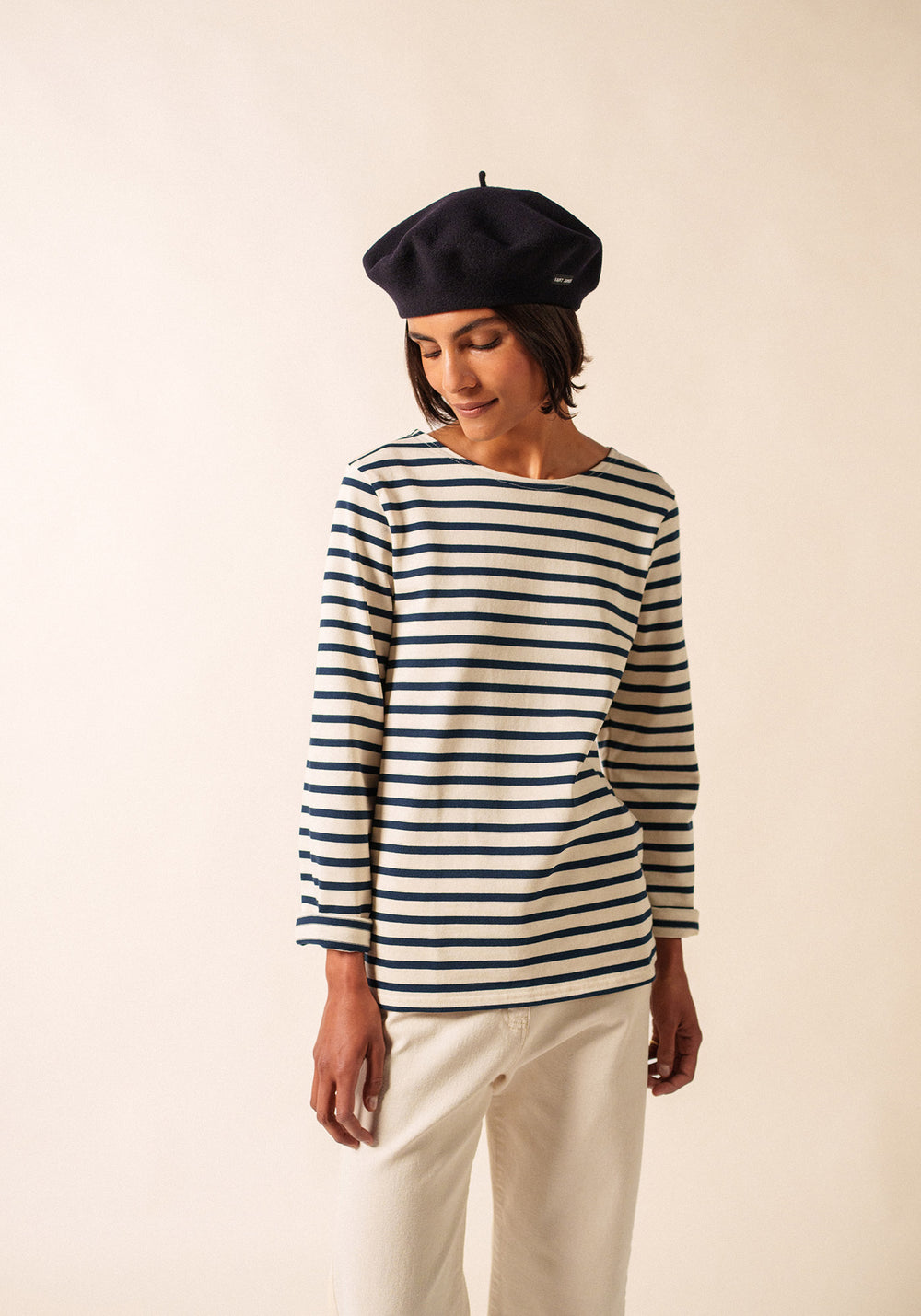 Camisa Méridien Breton (ECRU/MARINE)