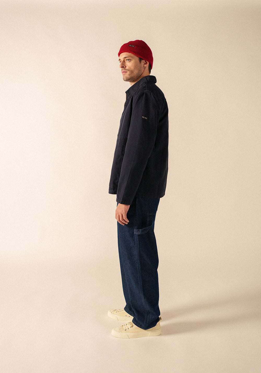 Cazadora Zephyr con cremallera, de lona de algodón (MARINE)