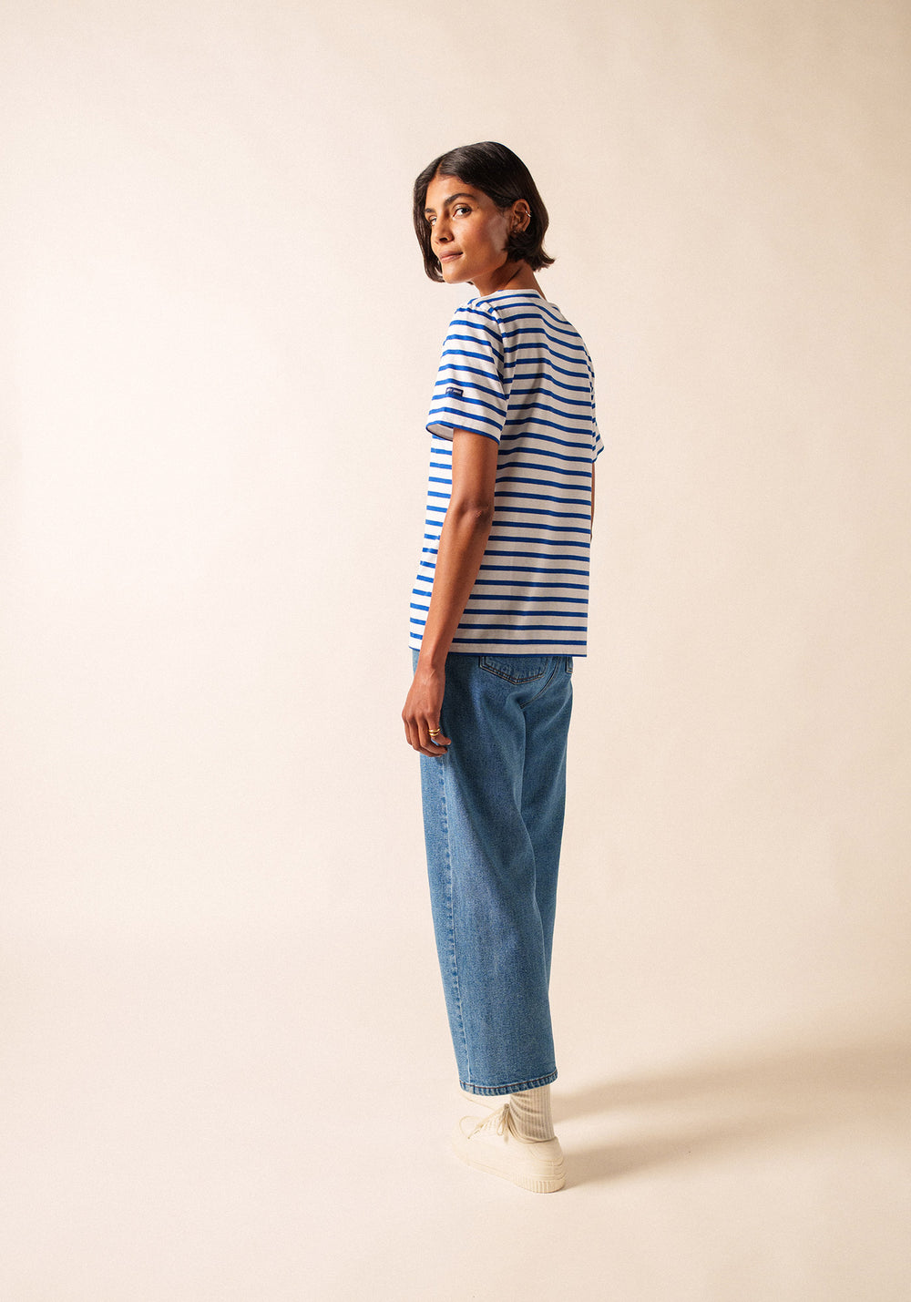 Camisa bretona Etrille (NEIGE/GITANE)