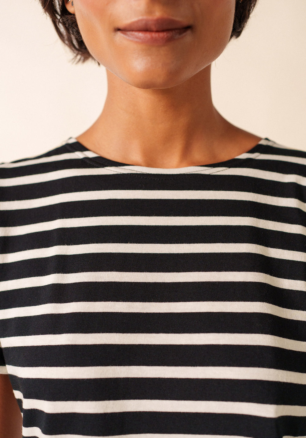 Camisa Etrille Breton (NEGRO/ECRU)