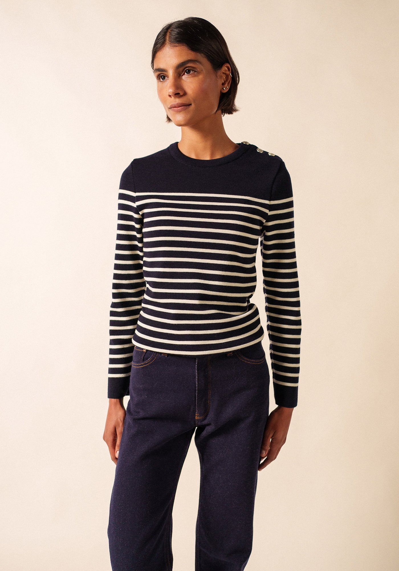 Jersey marinero Marée (NAVY/ECUME)