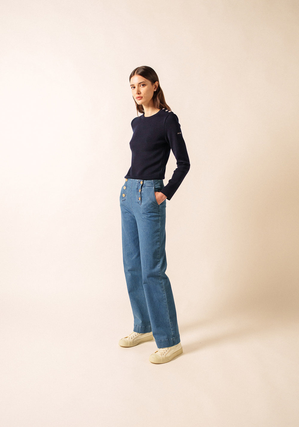 Jersey marinero Marée (AZUL MARINO)