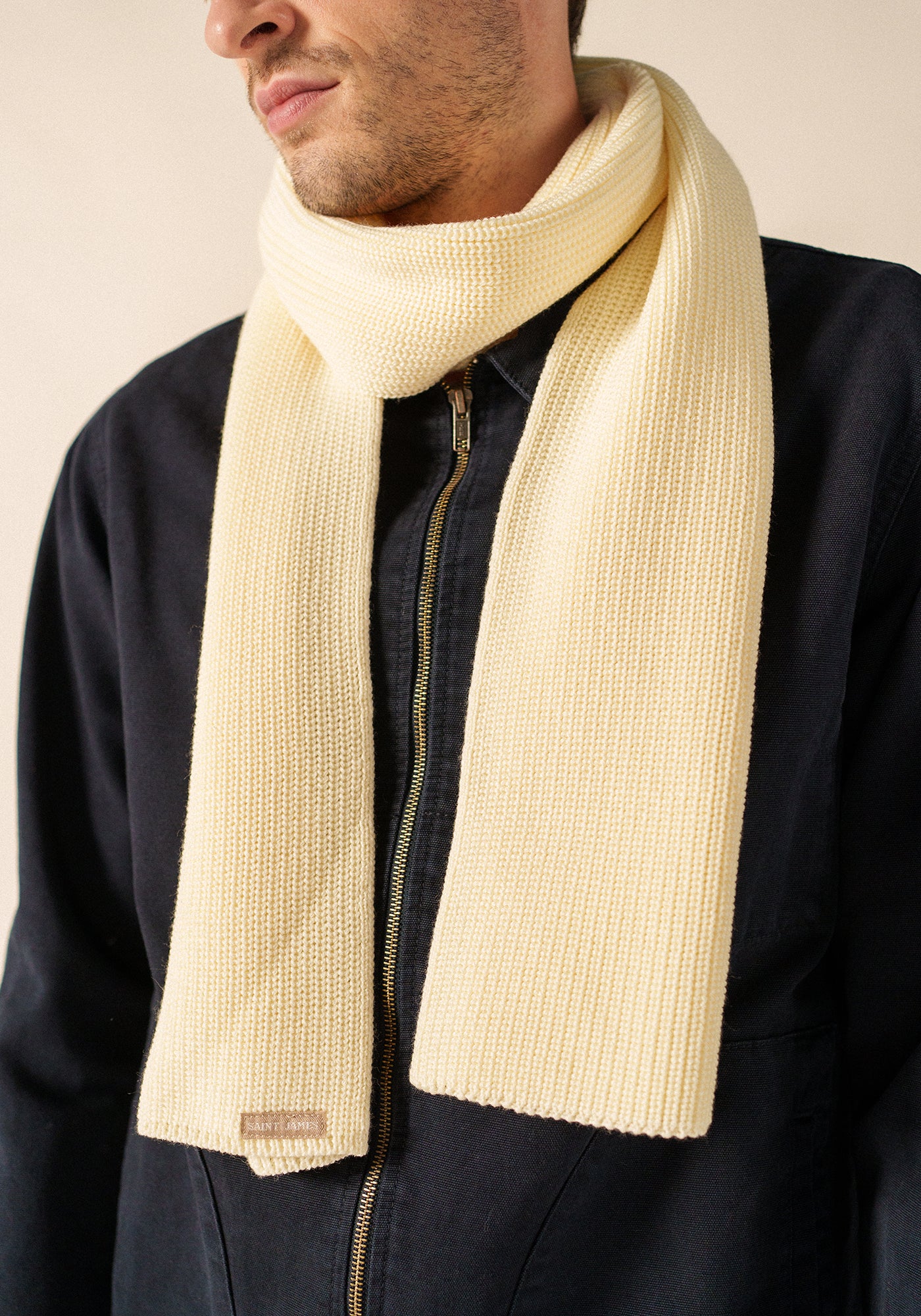 Bufanda canoa - en punto del revés (ECUME)