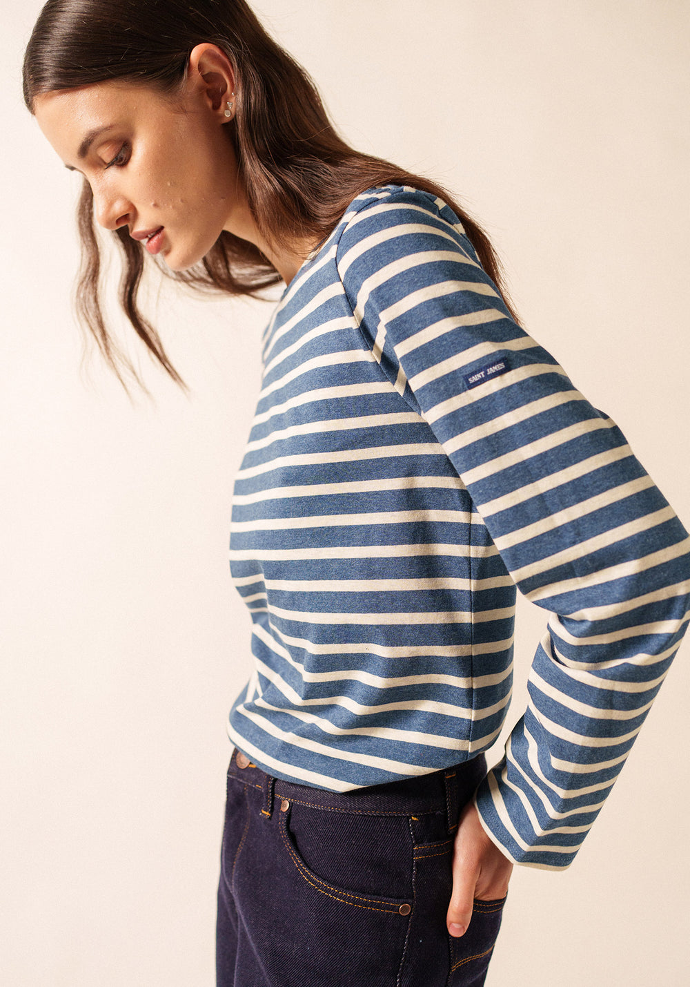 Camisa bretona Minquiers (JEAN/CHANVRE)