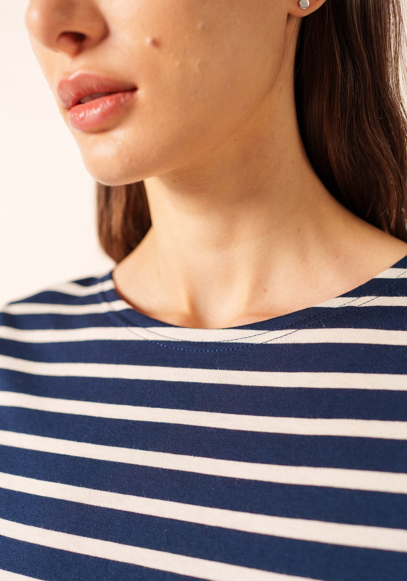 Camisa bretona levantina (MARINA/ECRU)