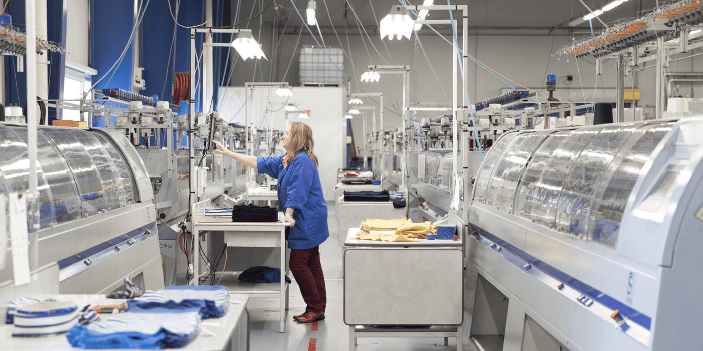 Uno de los mayores talleres de punto de Europa