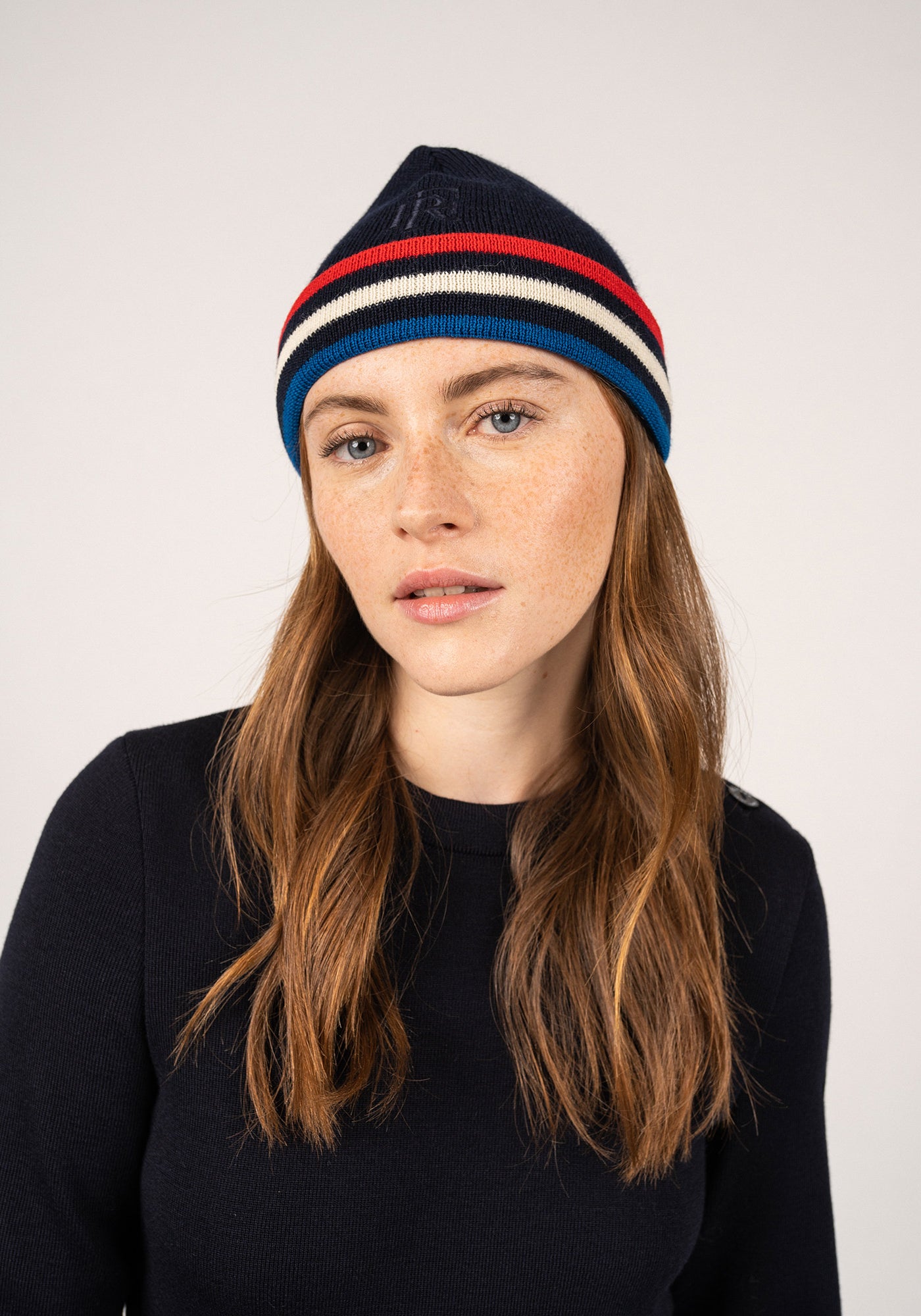 Gorro tricolor x l'Elysée (MARINE)