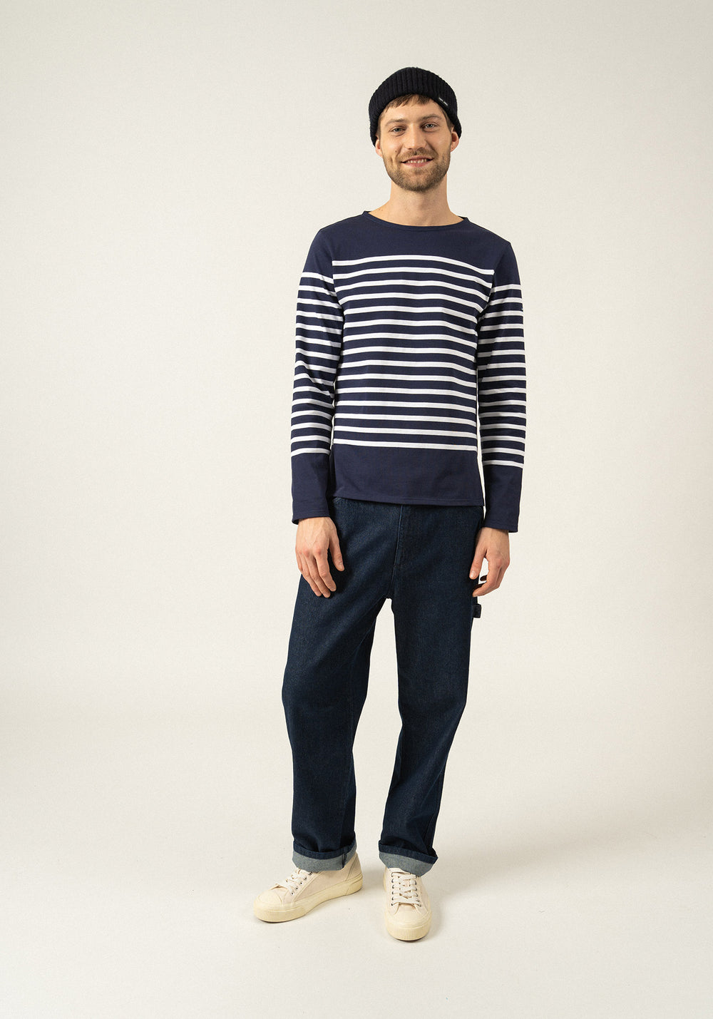 Camisa marinera (MARINE/NEIGE)