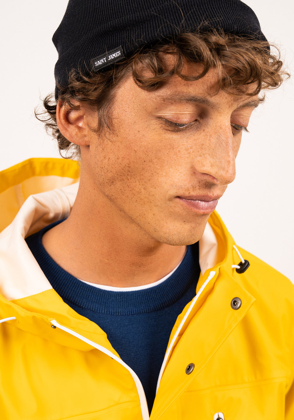 Gorro Gemini - de lana, forrado de algodón (NAVY)