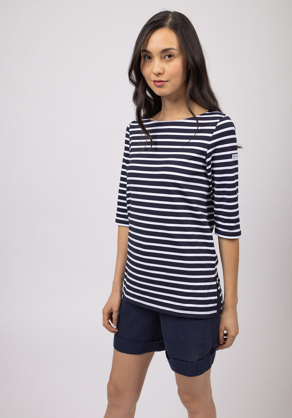 Camisa Phare Breton (NAVY/NEIGE)