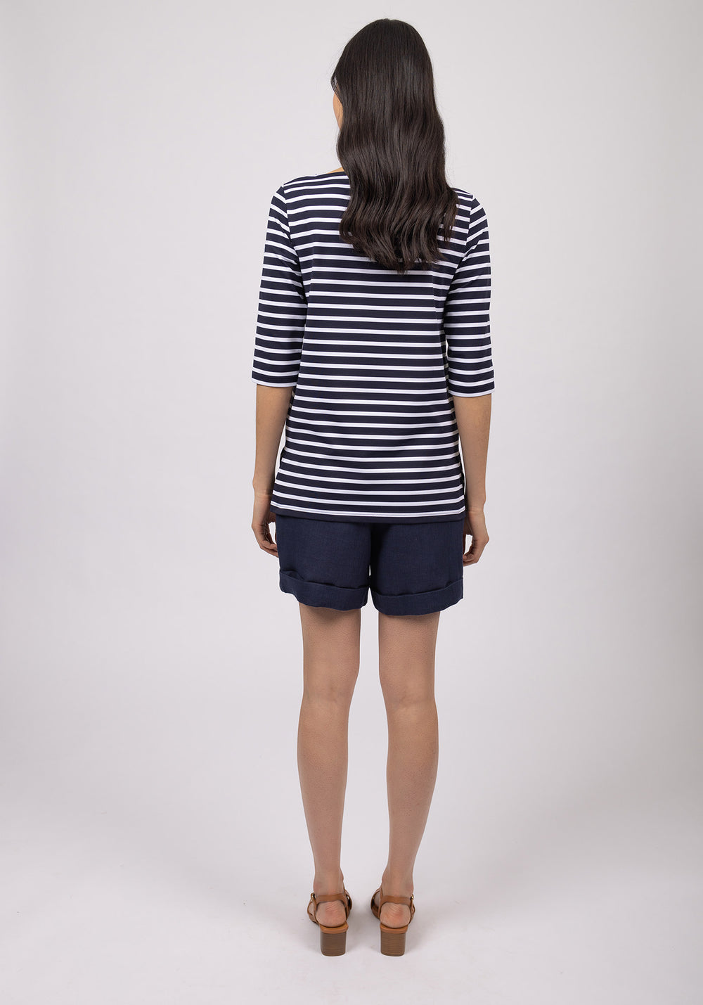 Camisa Phare Breton (NAVY/NEIGE)